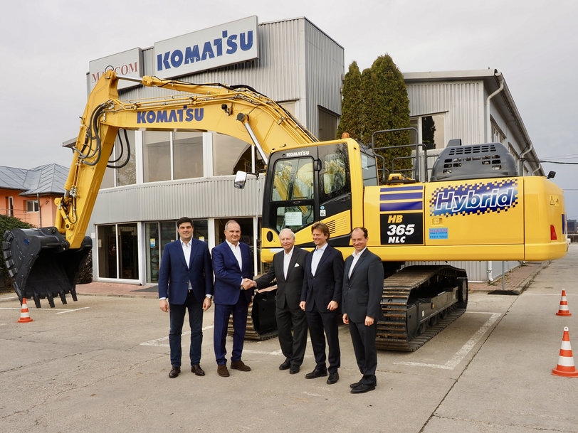 Komatsu Europe annonce la reprise de la société roumaine Marcom par Kuhn Holding